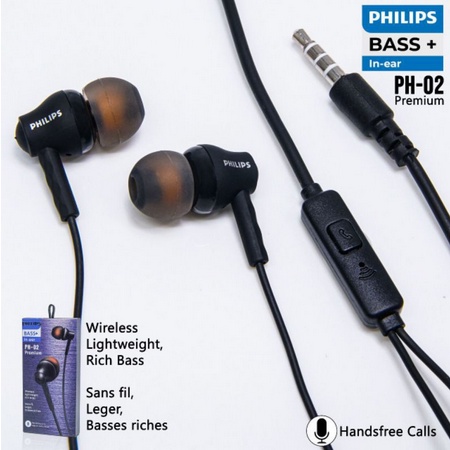 Handsfree Earphone Brand Philips PH-02 Premium,PH-04,PH-06,PH-036,QP-228,QP-268