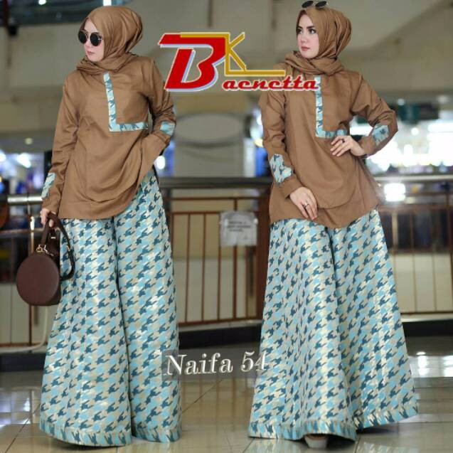 Set kulot mewah NAIFA by BAENETTA