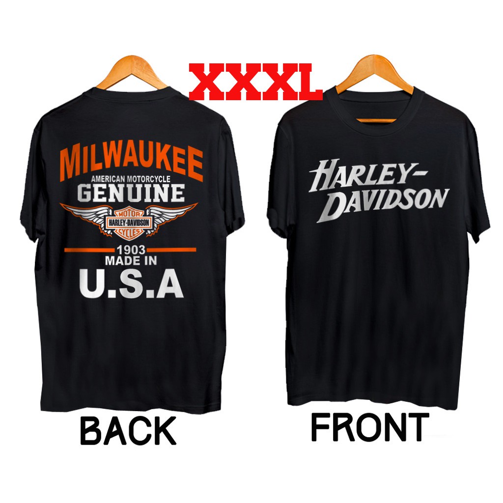 Kaos Big Size Harley Davidson XXXL