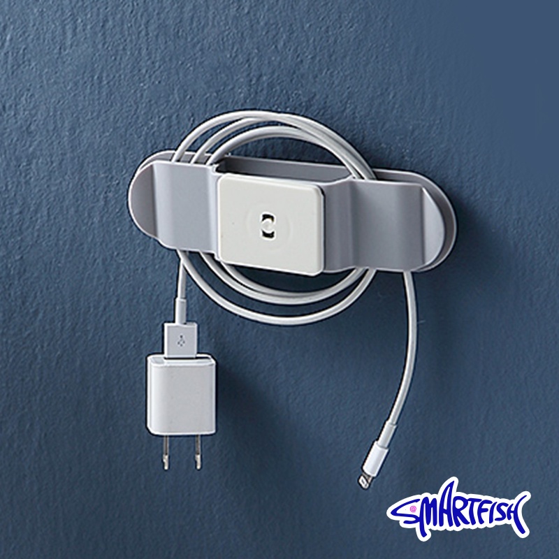 Smartfish Cable Organizer Wall-Mounted 2PCS