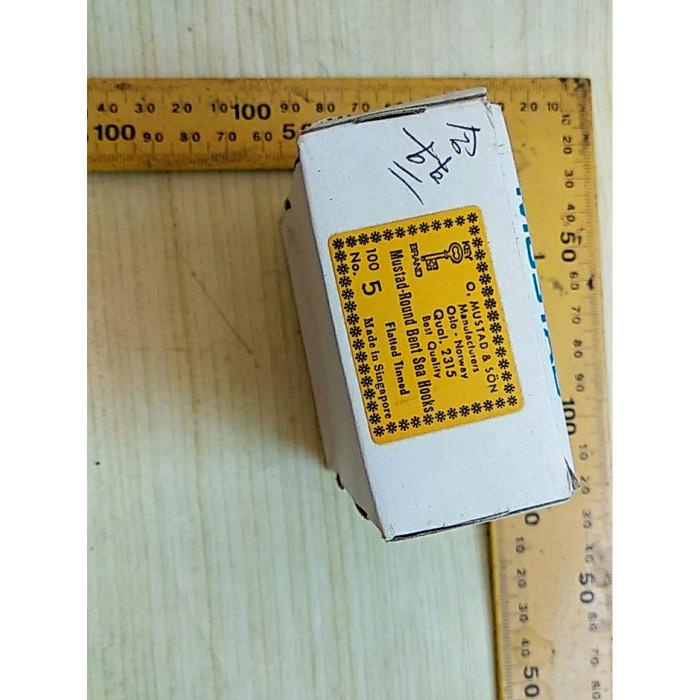 Kail | Kail / Mata Pancing No.5 Type 2315 Merk Kunci Mustad Tanpa Lobang