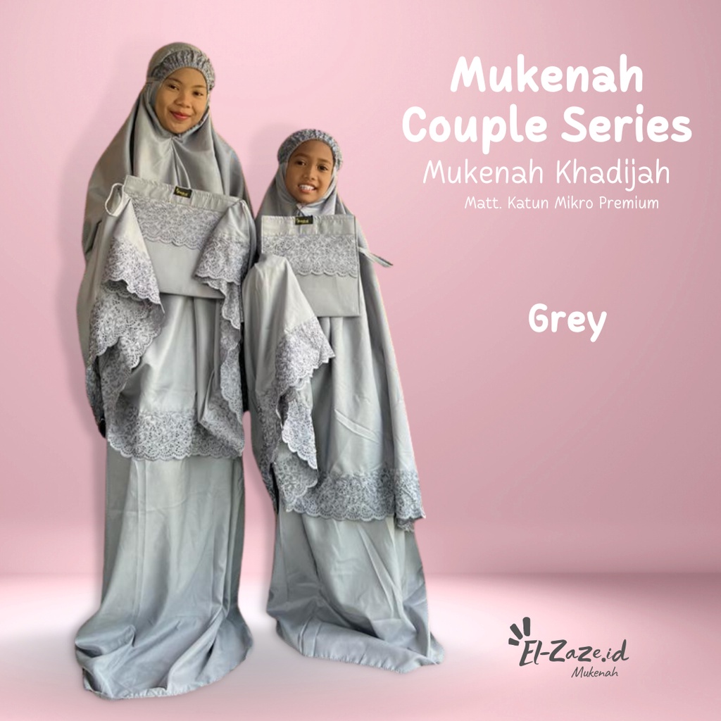 Promo  mukena couple ibu dan anak terbaru 2022 | 1 Set Mukenah Ibu Dan Anak Bahan Katun Mikro Premiu