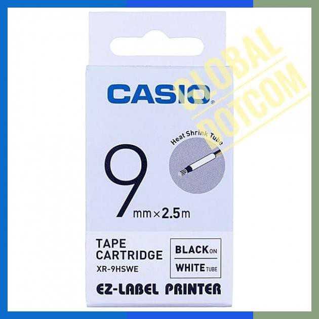 

Casio Label Xr9Hswe 9Mm Black On White Tape