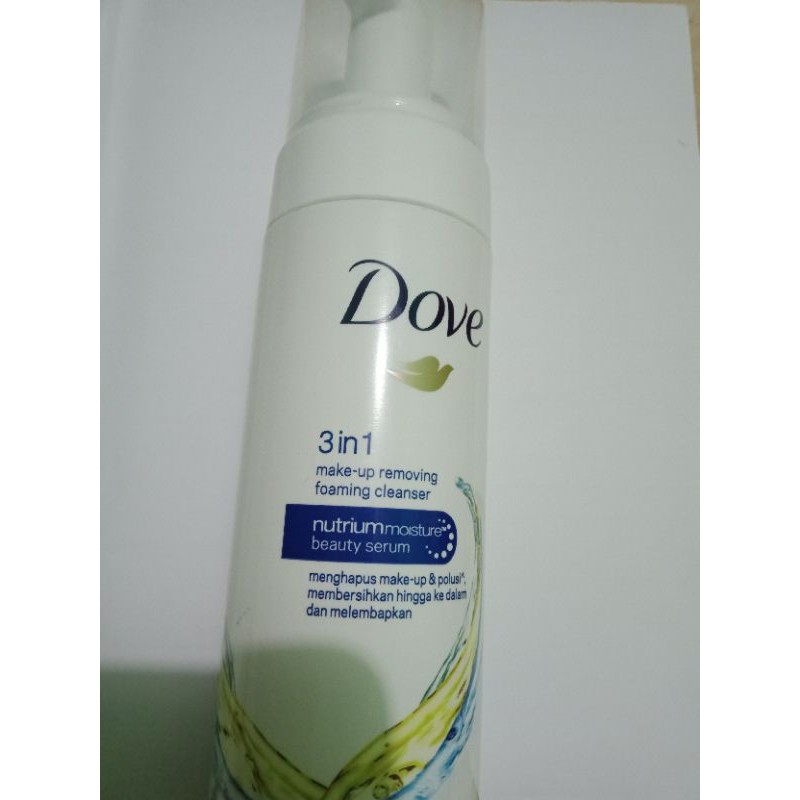 dove 3in1 make up foaming cleanser 150 ml