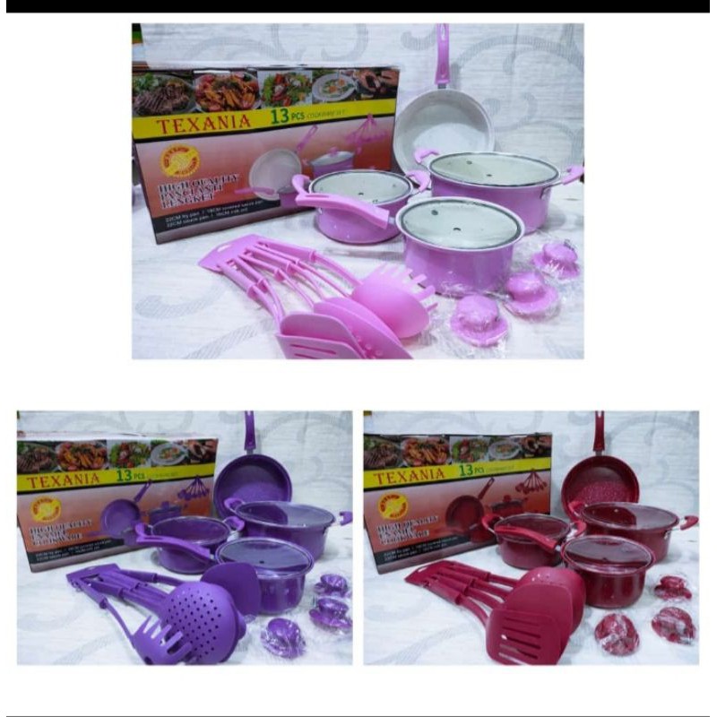panci set 13pcs texania
