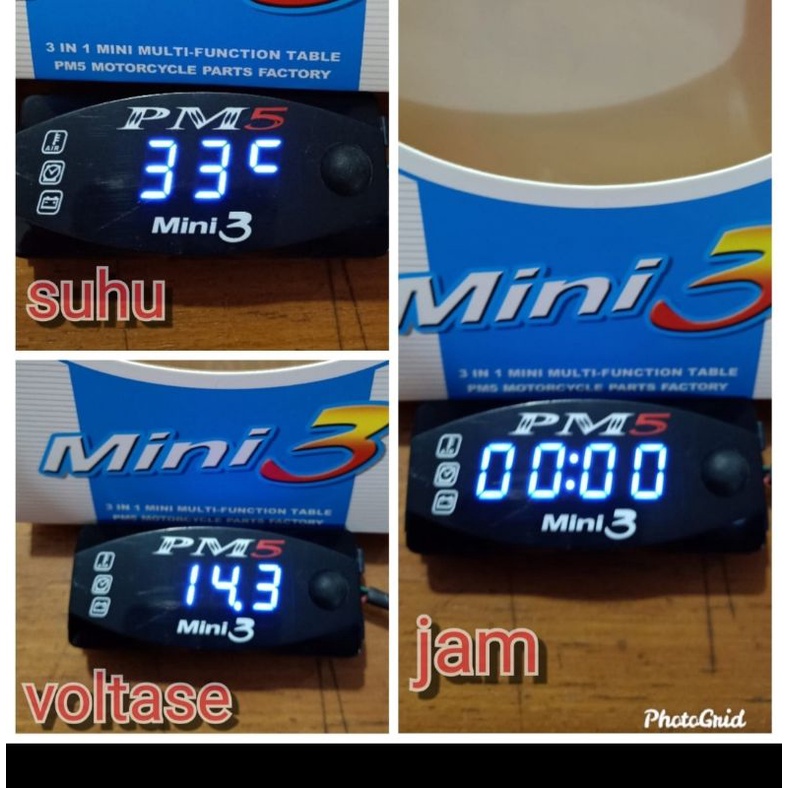 voltase aki.volmeter.temperatur aki.suhu aki 3in 1