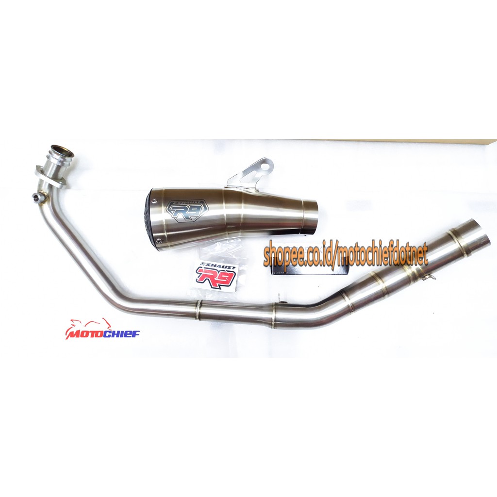 Knalpot R9 GP Series All New CBR 150 K45G Facelift Fullsystem Stainless Original