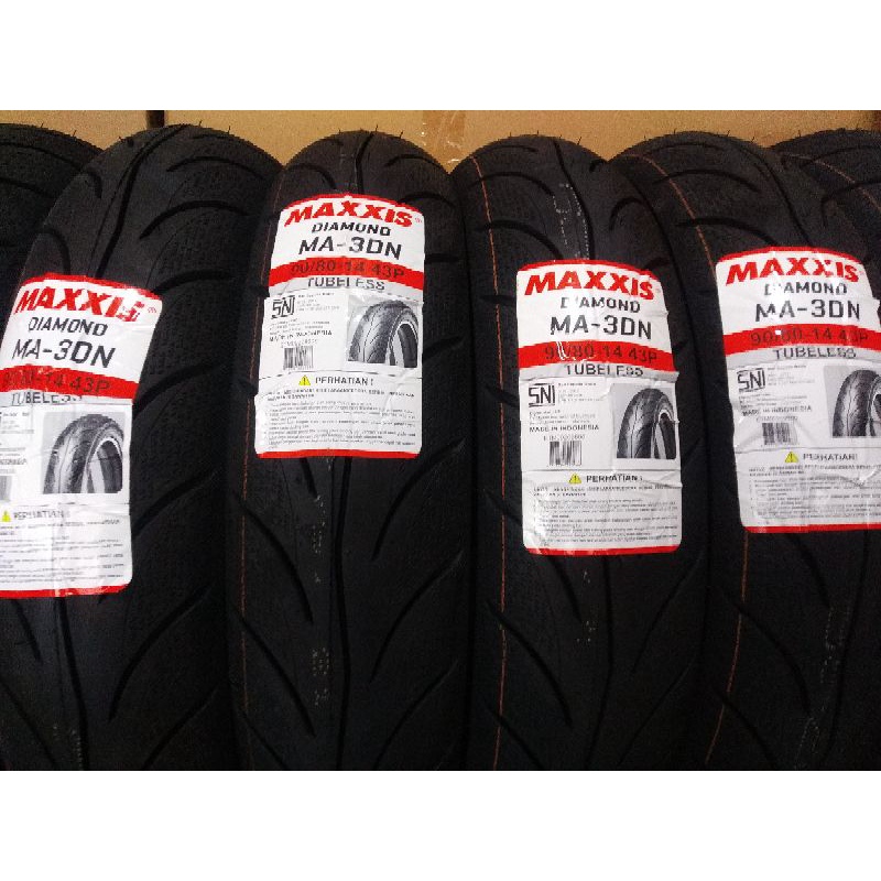 BAN LUAR MAXXIS DIAMOND 90 80 RING 14 TUBLESS