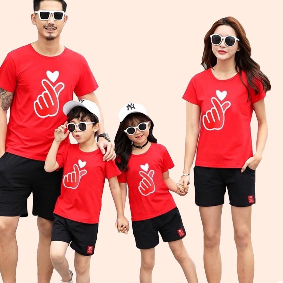✶ MYSTIQUE.ID - BAJU KAOS KELUARGA SARANGHAE / FAMILY / COUPLE / T-SHIRT ANAK ✹