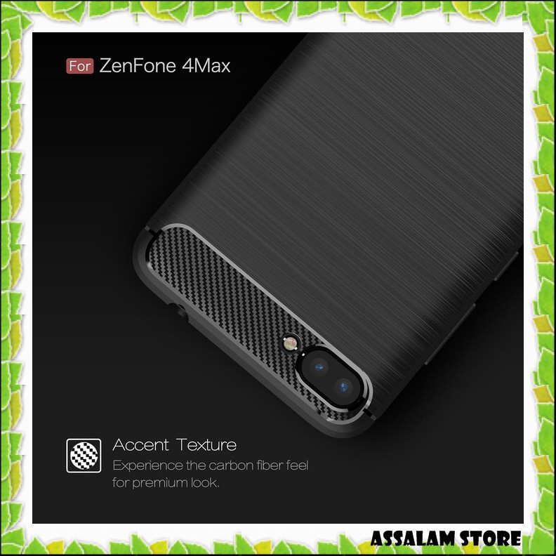 CASE CASING HP FIBER LINE ASUS ZENFONE 4 MAX 5,2" ZC520KL COVER HP CASE CASING HP AKSESORIS  HP