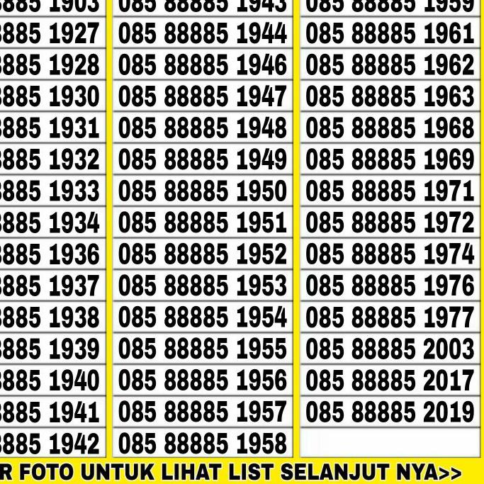 GRATIS ONGKIR✅Nomor cantik kartu perdana Indosat IM3 11 digit angka  seri tahun lahir|KD5