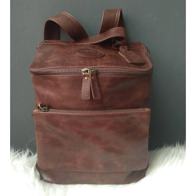 Tas ransel abekani bp-005 dark brown size M