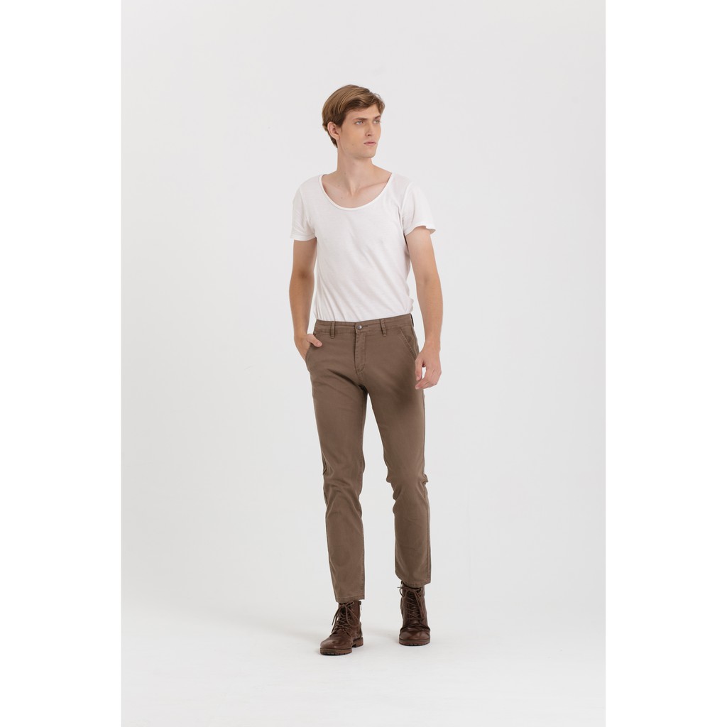 Celana Chinos Pria Goviboss 01-11 Coklat Tua