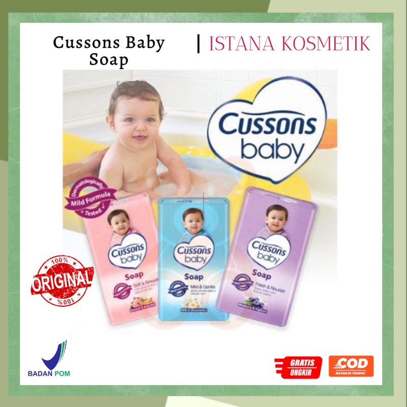 Cussons Baby Soap 75gr | Cussons Sabun Batang | Cusson Sabun Bayi Sabun Batang Bayi Cusons Sabun Bat