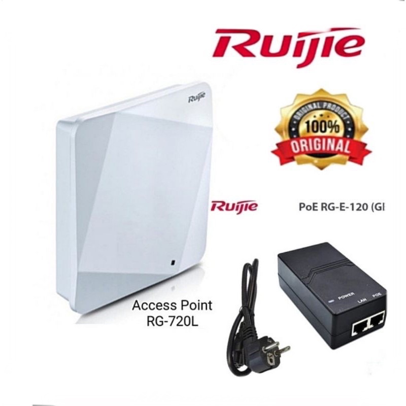 Ruijie Reyee RG-AP720-L + POE RG-E-120 GE Wireless Access Point MU-MIMO