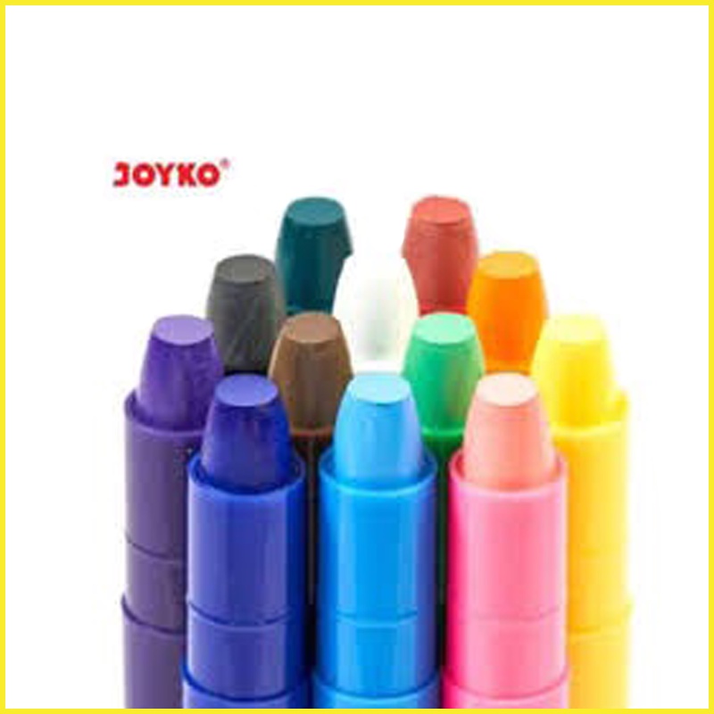 Crayon JOYKO 12 Warna Pendek Oil Patel