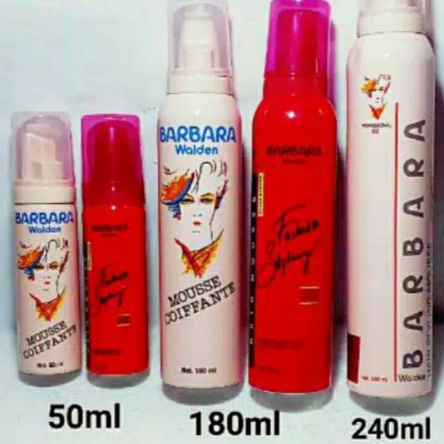 Barbara walden Hair mousse extra strong dan coinfante