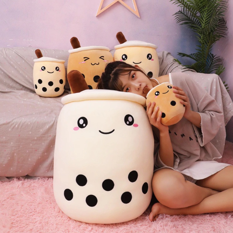 Boneka boba bubble milk tea brown sugar / Boneka Viral Gemoy Bahan Halus Dan Lembut Kualitas Import Standar SNI