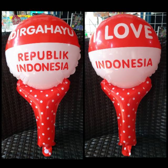 PENTUNGAN DIRGAHAYU RI / BALON PENTUNGAN KEMERDEKAAN REPUBLIK INDONESIA / I LOVE INDONESIA SATUAN