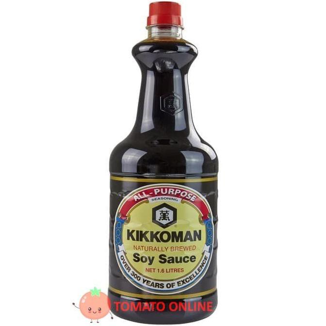 

[[BISA COD]] Kikkoman Soy Sauce 1.6 / 1,6 / Liter ltr lt L HEMAT Kode 675