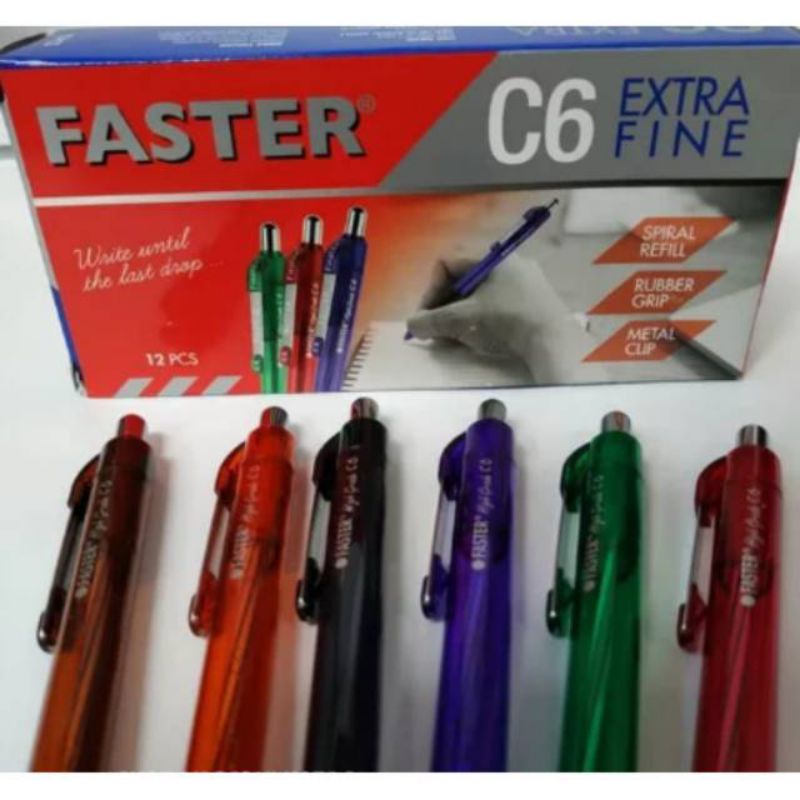 

Pen faster c6 extra fine isi 12 pcs