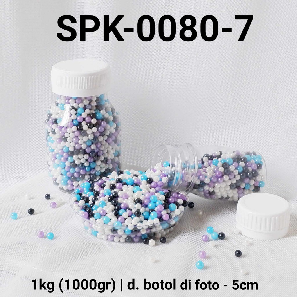 

SPK-0080-7 Sprinkles sprinkle sprinkel 1kg 1kilo mutiara mix hitam yamama baking grosir murah sprinkles cake dekorasi mutiara trimit decoration story sprinklestory sprinklesstory sprinkle story yamama baking