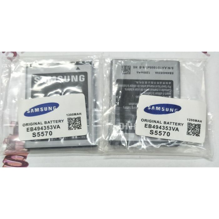 Battery Batre Baterai Samsung S5570 GALAXY Mini S5282 EB494353VA S5330 S5232