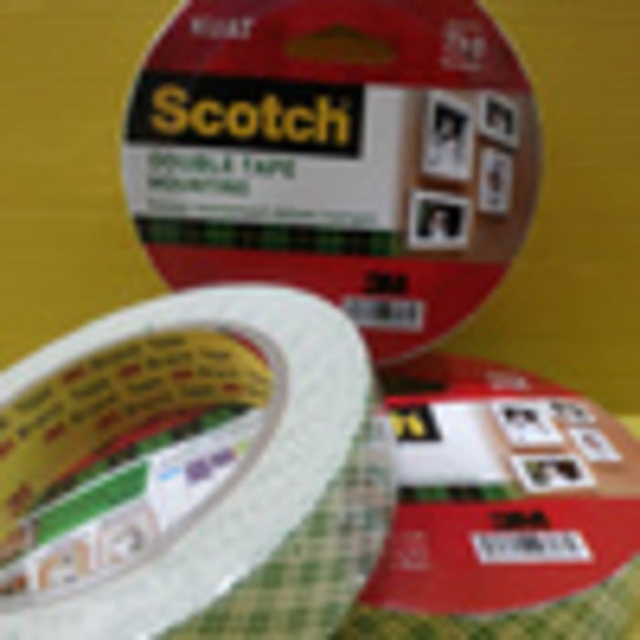 

Murah Double Tape Foam Scotch Mounting Tape 24Mm X 3M - Pengganti Paku Berkualitas