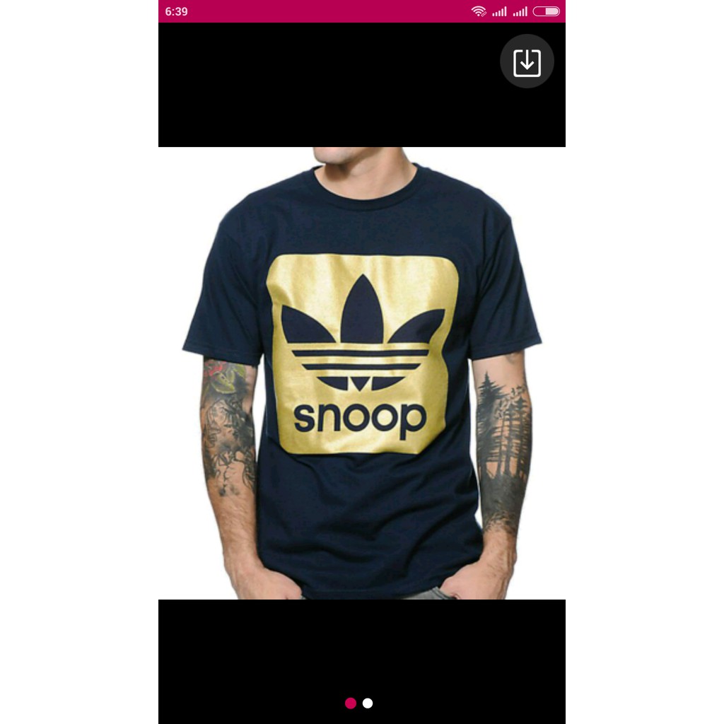 KAOS BIG SIZE ADIDAS SNOOP//KAOS ADIDAS BIG SIZE (XXXL-XXXXL)