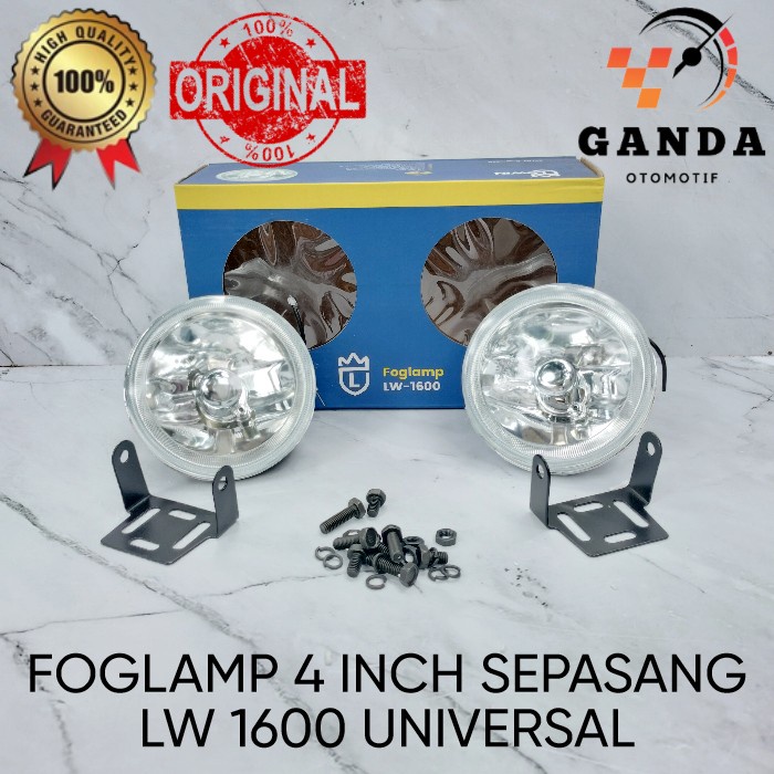 LAMPU TEMBAK / LAMPU SOROT / LAMPU KABUT MOBIL /MOTOR 4 INCH UNIVERSAL