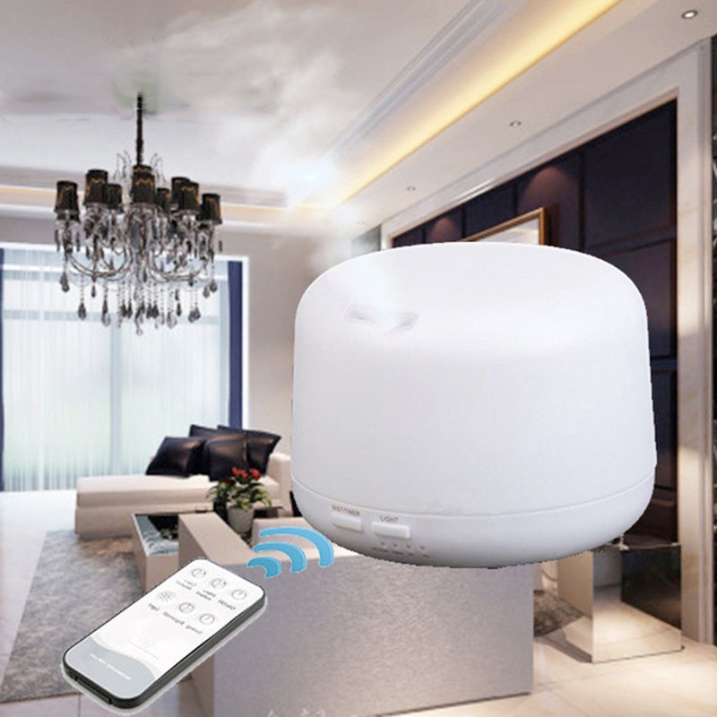 (MAINANKYU) of Taffware Humidifier Aromatherapy Oil Diffuser + 7 LED + Remote Control - HUMI H24