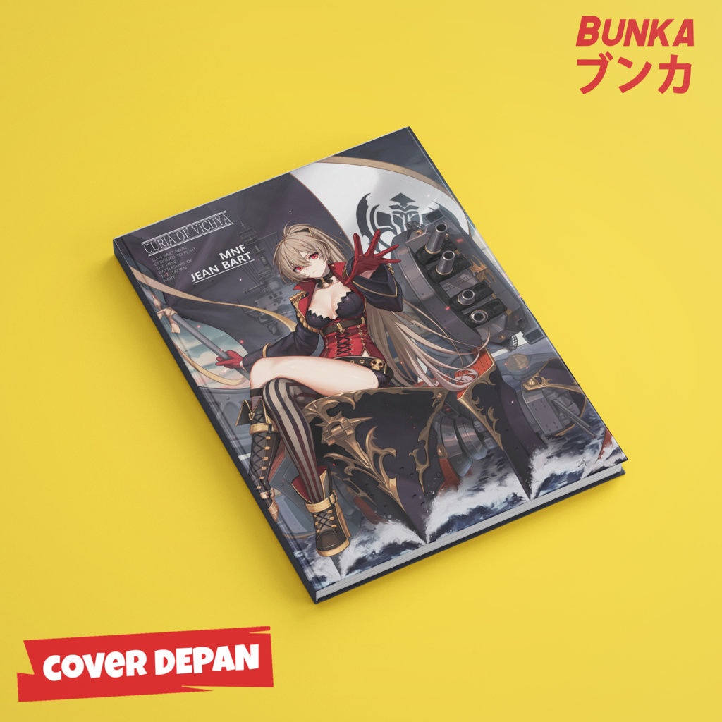 

Notebook Anime Azur Lane Jean Hardcover A5 Buku Tulis Catatan Notes Agenda Planner Jurnal