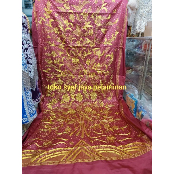 kain tabir benang emas / kain dinding dekorasi pelaminan