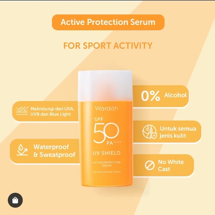 Wardah UV Shield Active Protection Serum SPF 50 ,35ml