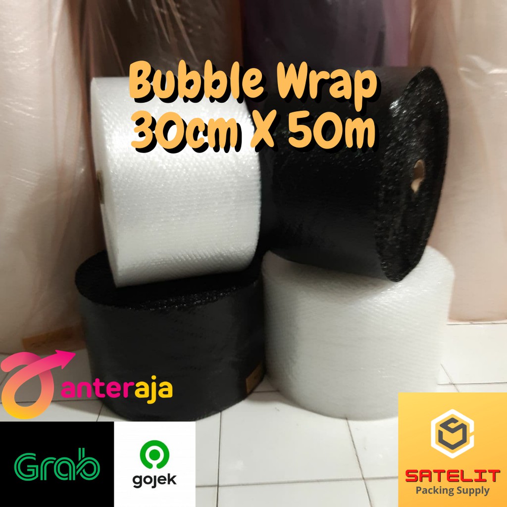 

BUBBLE WRAP ROLL 30CM X 50M PLASTIK OLSHOP MALANG