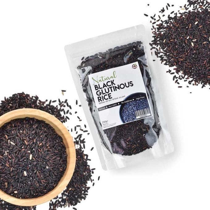 

House Of Organix Natural Black Glutinous Rice/Beras Ketan Hitam 250 Gr