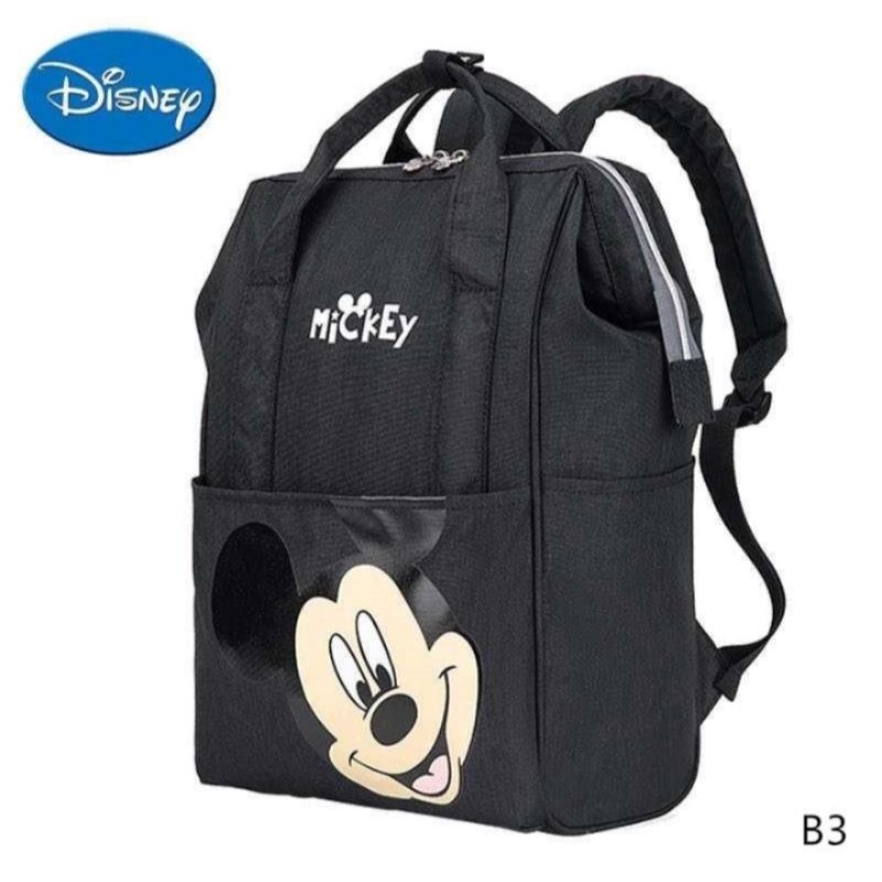 tas ransel diaper perlengkapan bayi dan asi disney