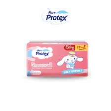 PEMBALUT HERS PROTEX DAILY COMFORT 20+2 PAD + WING (1 BOX ISI 20 PAD GRATIS 2 PAD)