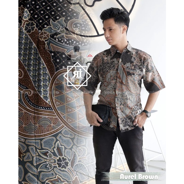 Terlaris !! Hem Batik Pria lengan pendek / Kemeja Modern / Hem Batik Motif Terbaru