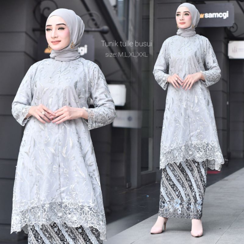 Setelan kebaya Tunik Busui modern/Kebaya Tunik Ibu Menyusui/Kebaya Busui/Kebaya Wanita by BA