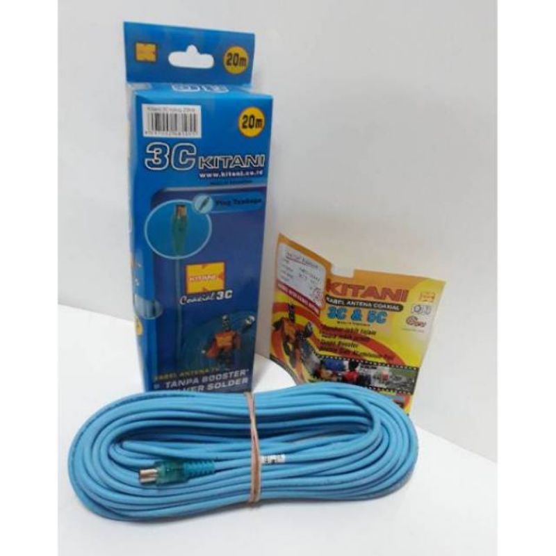 Kabel 3C + Jek Kitani 20 Meter