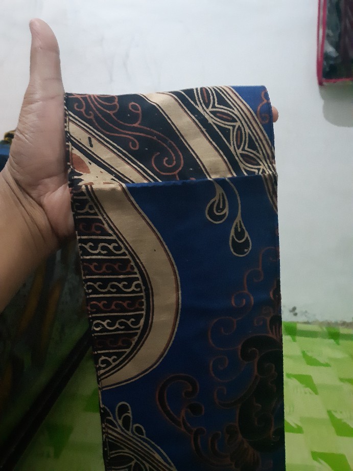 Couple Batik Pinguin Series Alena Brokat Tile Lengan Panjang Free Slendang