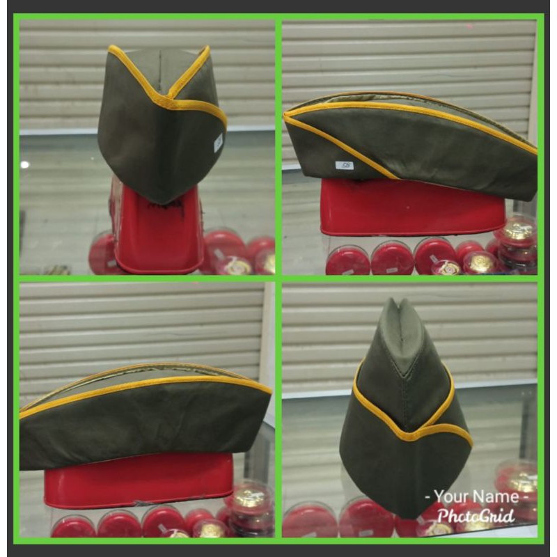 TOPI MUT POLISI PAMONG PRAJA/ BIVAK POL PP WANITA GOLONGAN III/TOPI MUT POL PP/ TOPI MUT POL PP GOLO