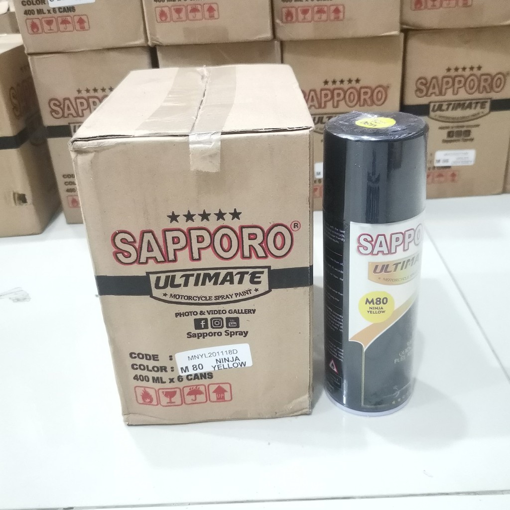 Cat Semprot Sapporo Ultimate M80 Ninja Yellow