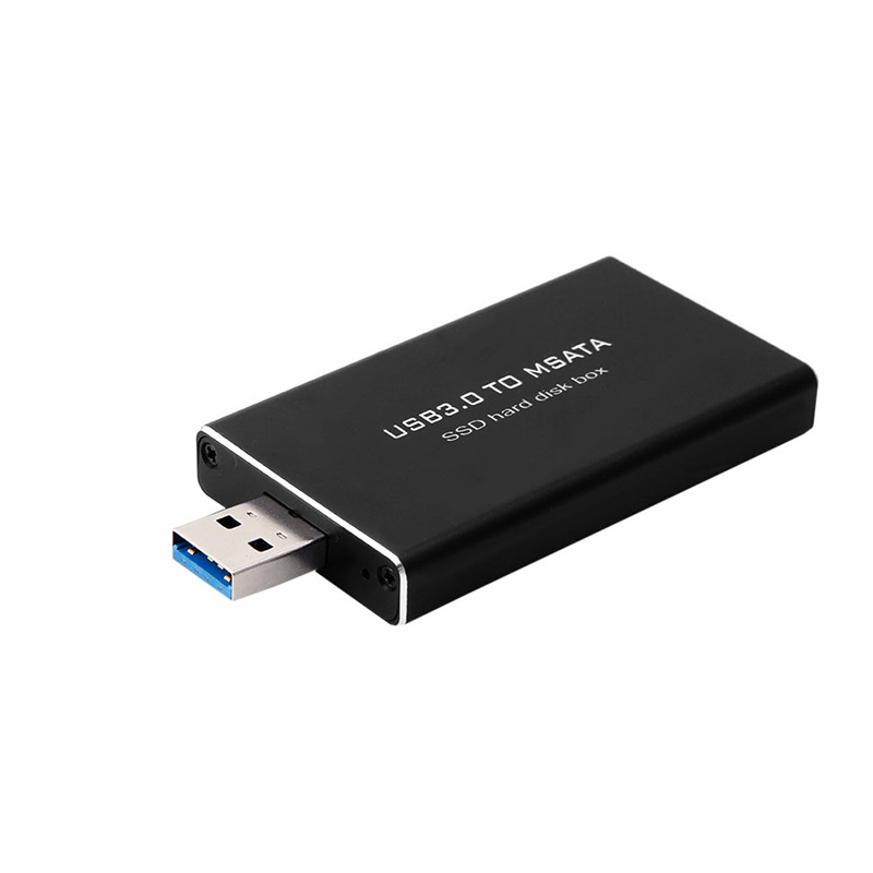 Btsg USB 3.0 Ke mSATA SSD Hard Disk Box Converter Adapter Kandang External Untuk Case