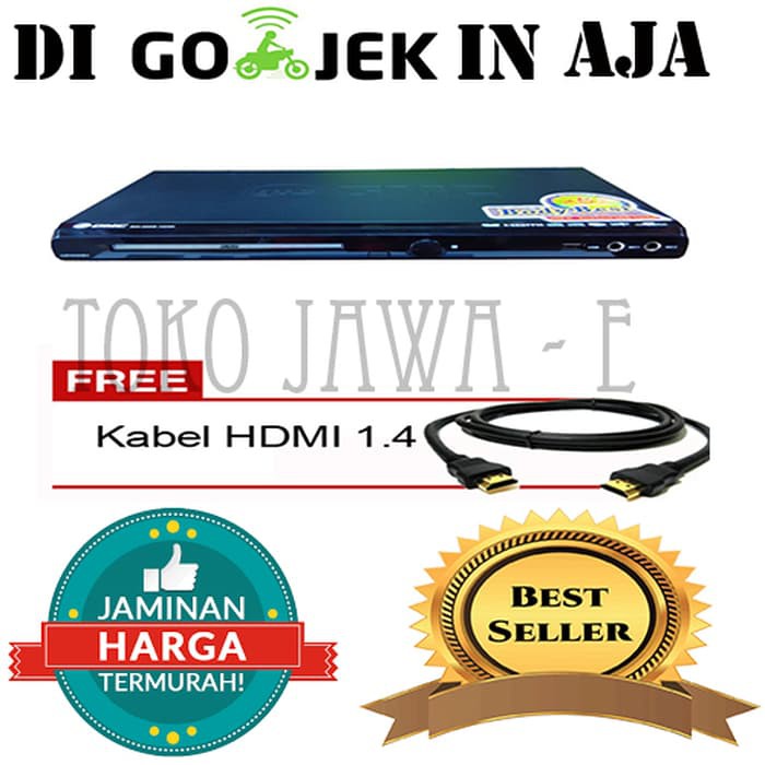 Dvd Player Gmc Hdmi Bm 088a gratis Kabel Hdmi