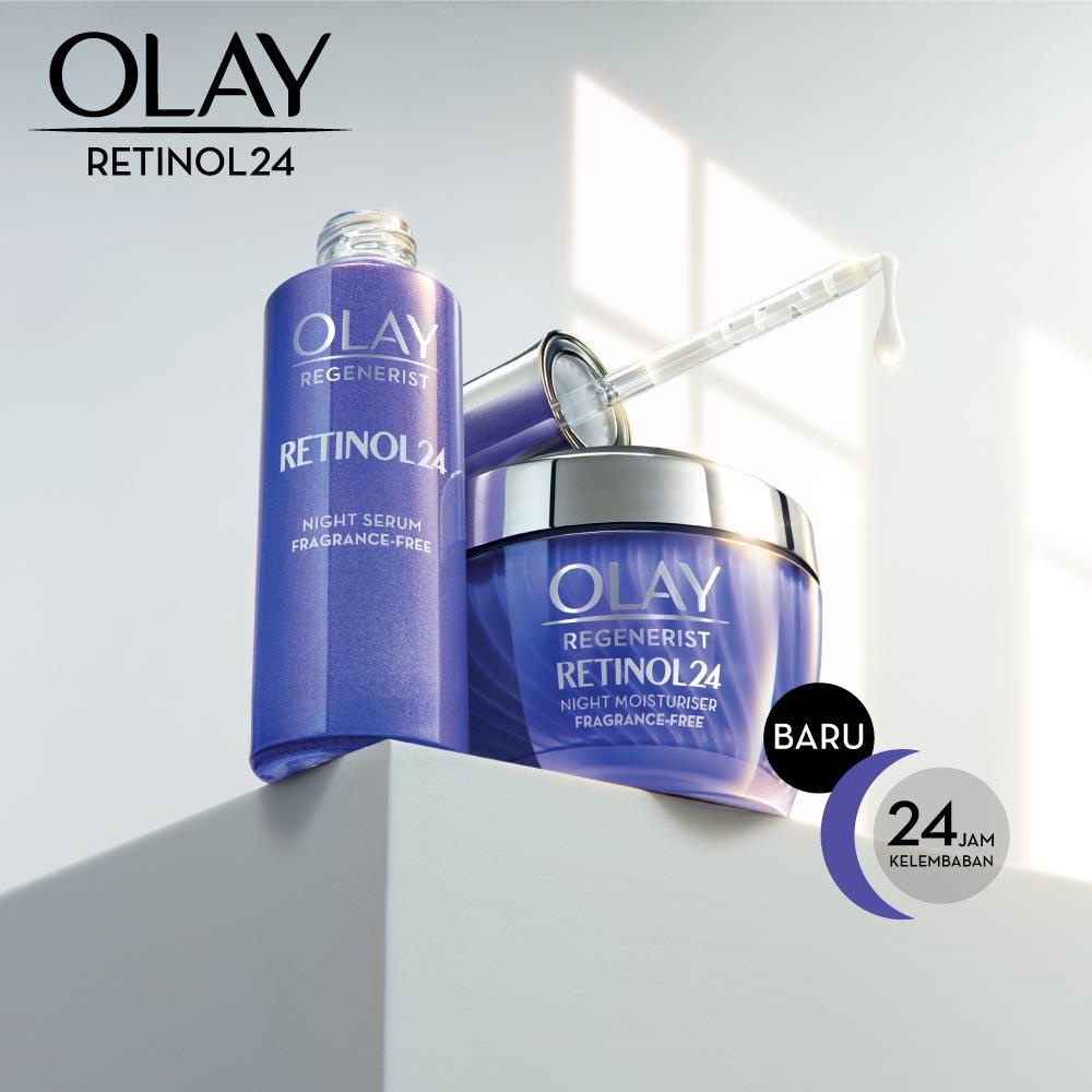 Olay Regenerist RETINOL 24 Serum 30ml - Paket isi 2 - Serum Wajah