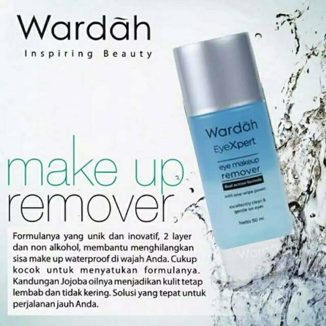 Wardah eyexpert makeup remover