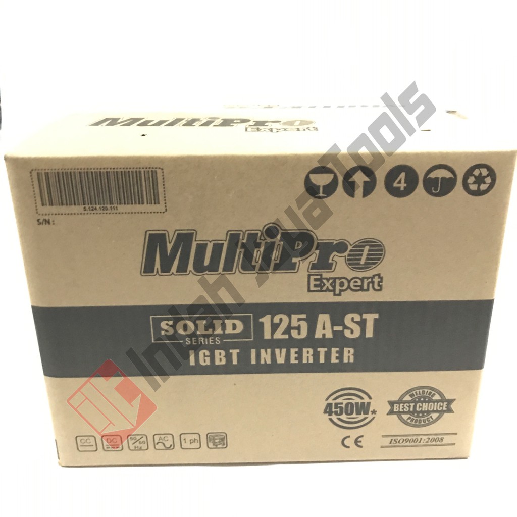 MULTIPRO SOLID 125 A-ST Mesin Travo Las Listrik Inverter 450 Watt