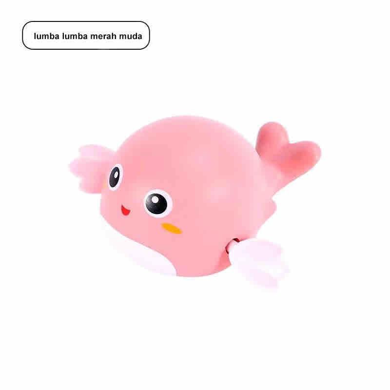 TYK/Mainan mandi bayi anak baby ikan paus/Kepiting  air model bergerak berenang